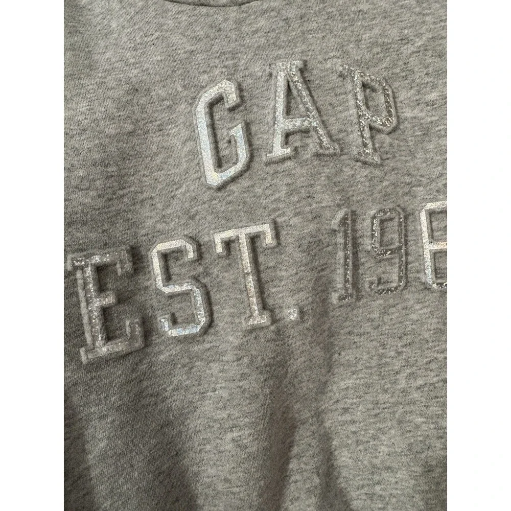 Youth Girls GAP Cropped Hoodie - Size Large (10)
